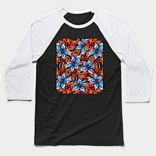 Colorful flowers Baseball T-Shirt